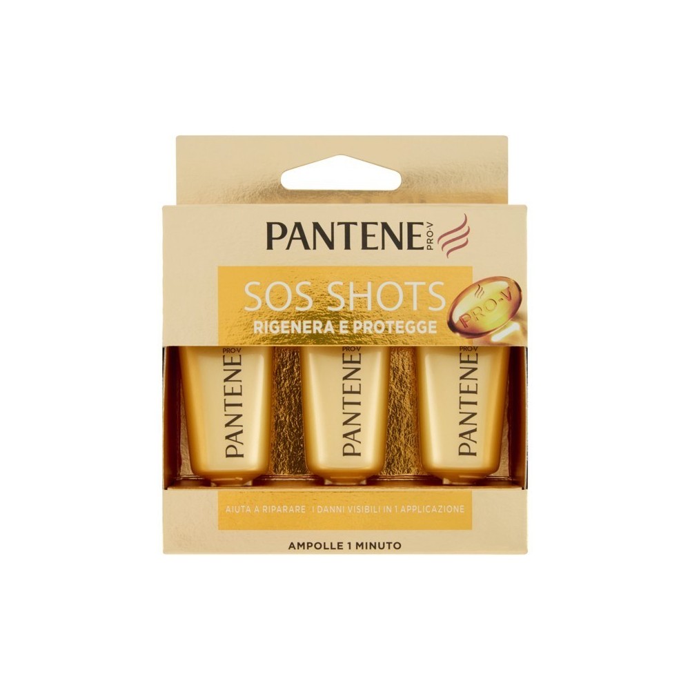 Pantene Sos Shots Rigenera E Protegge Ampolle 1 Minuto 3x15 ml 