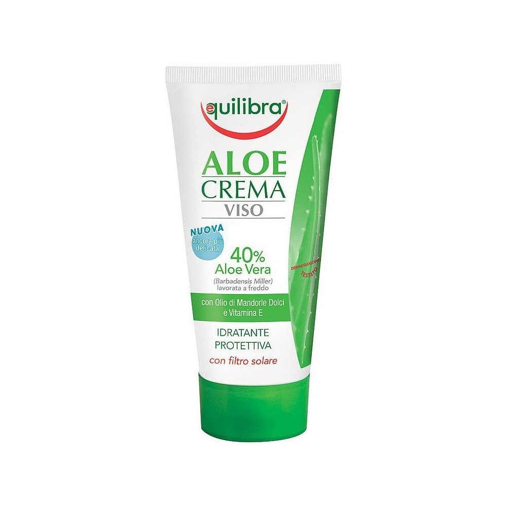 Equilibra Aloe Crema Viso Idratante Protettiva Con Filtro Solare 75 ml 
