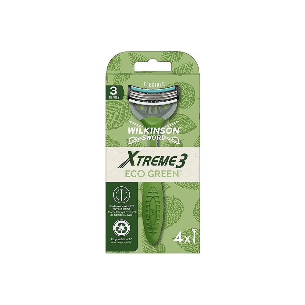 Wilkinson Xtreme 3 Eco Green + 4 Lamette 