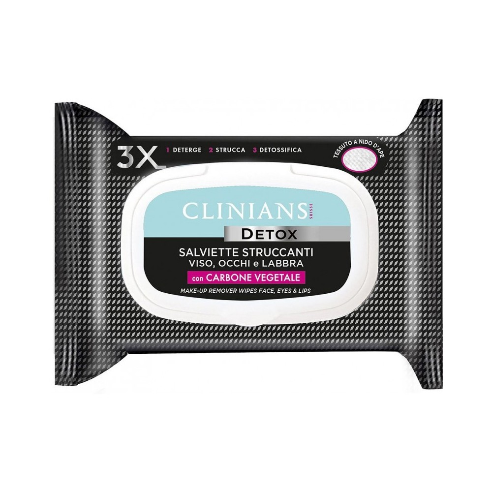 Clinians Detox Salviette Struccanti 25 pezzi 