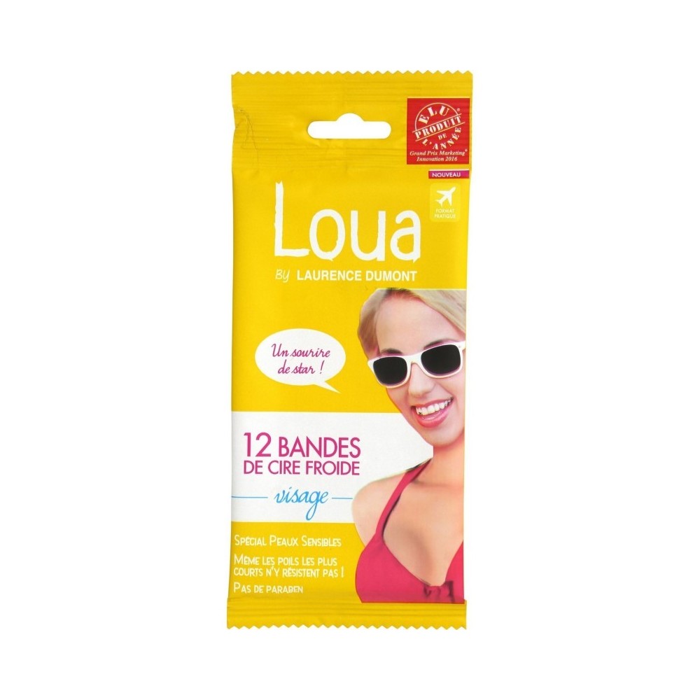 Loua Strisce Depilatorie Viso 12 pz 