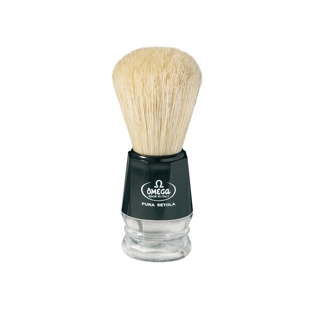 Omega Pennello Da Barba In Pura Setola Sterilizzata - 10019 