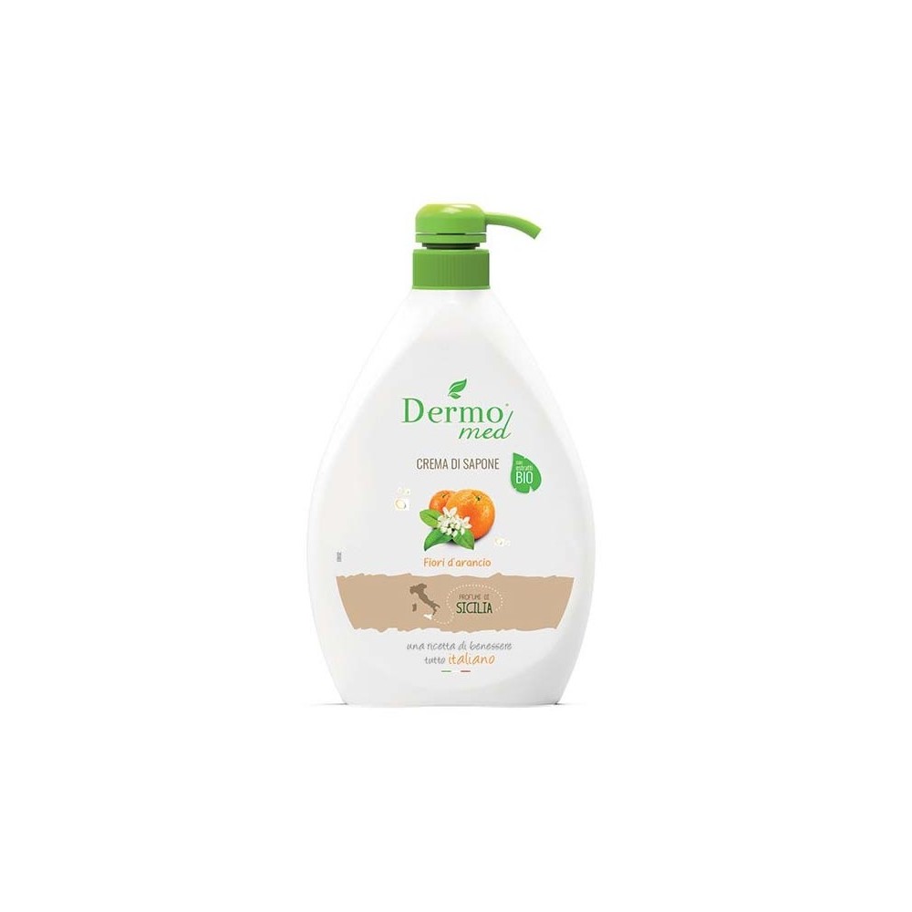 Dermomed Crema Di Sapone Fiori D'Arancio 600 ml 