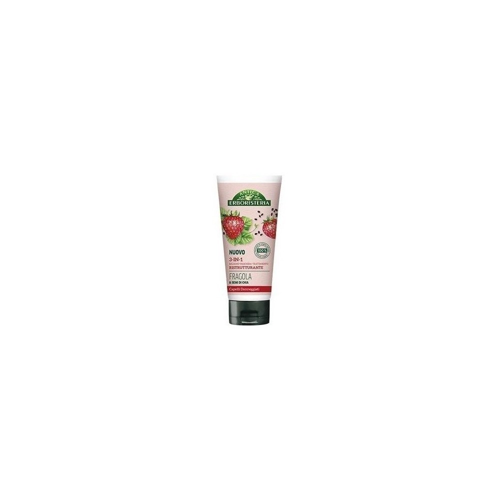 Antica Erboristeria 3 in 1 Ristrutturante Fragola e Semi di Chia 200 ml 