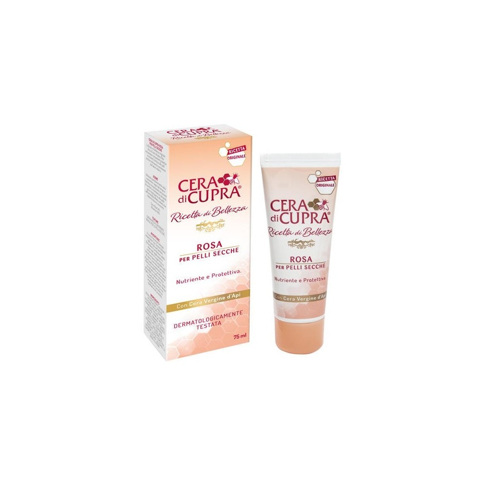 Cera di Cupra Crema Rosa per pelli secche Ricetta Originale 75 ml 