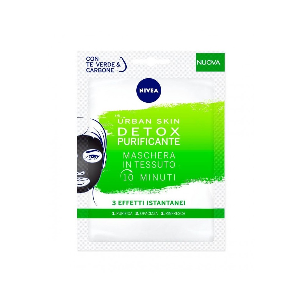 Nivea Urban Skin Maschera Detox Purificante 10 Minuti 