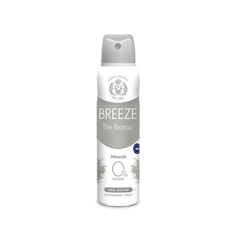 Breeze Deodorante Spray 48h al The Bianco 150 ml 