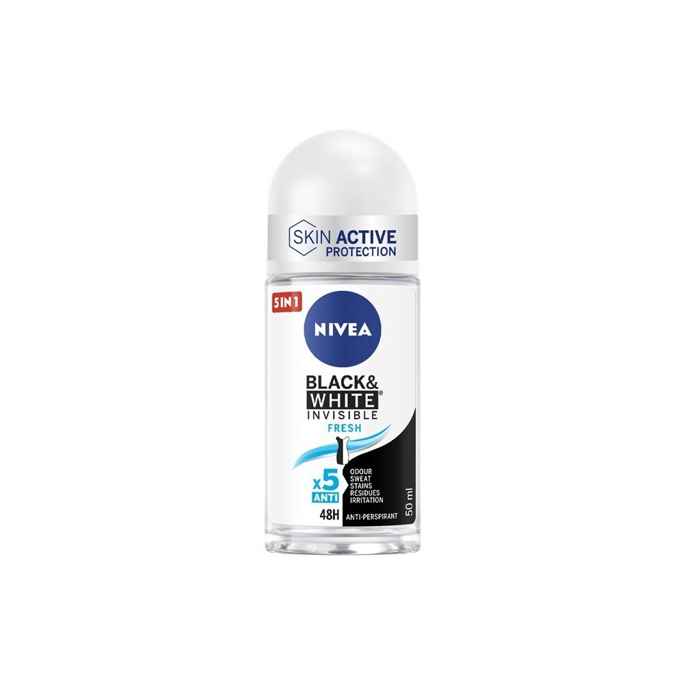 Nivea Invisible Black & White Fresh Deodorante Roll-On 50 ml 