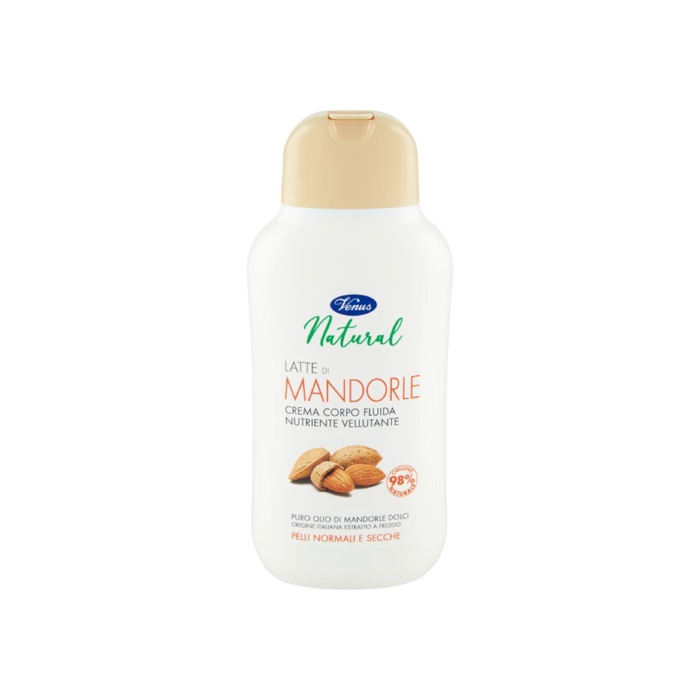Venus Natural Latte Di Mandorle Crema Corpo Fluida 250 ml 