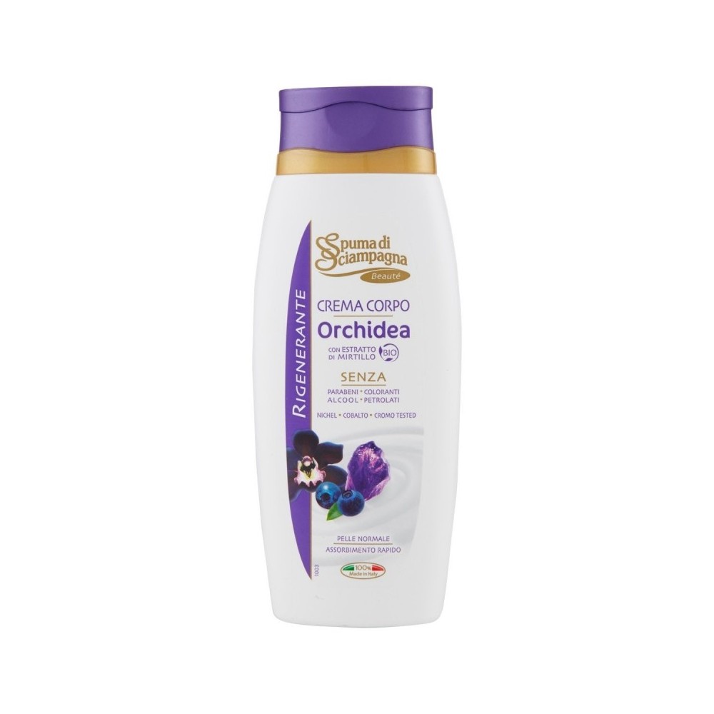 Spuma Di Sciampagna Crema Corpo Rigenerante Orchidea 250 ml 