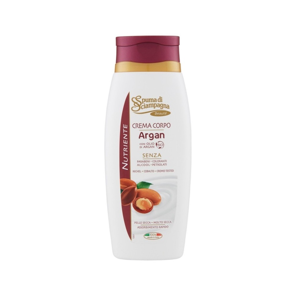 Spuma Di Sciampagna Crema Corpo Nutriente Argan 250 ml 