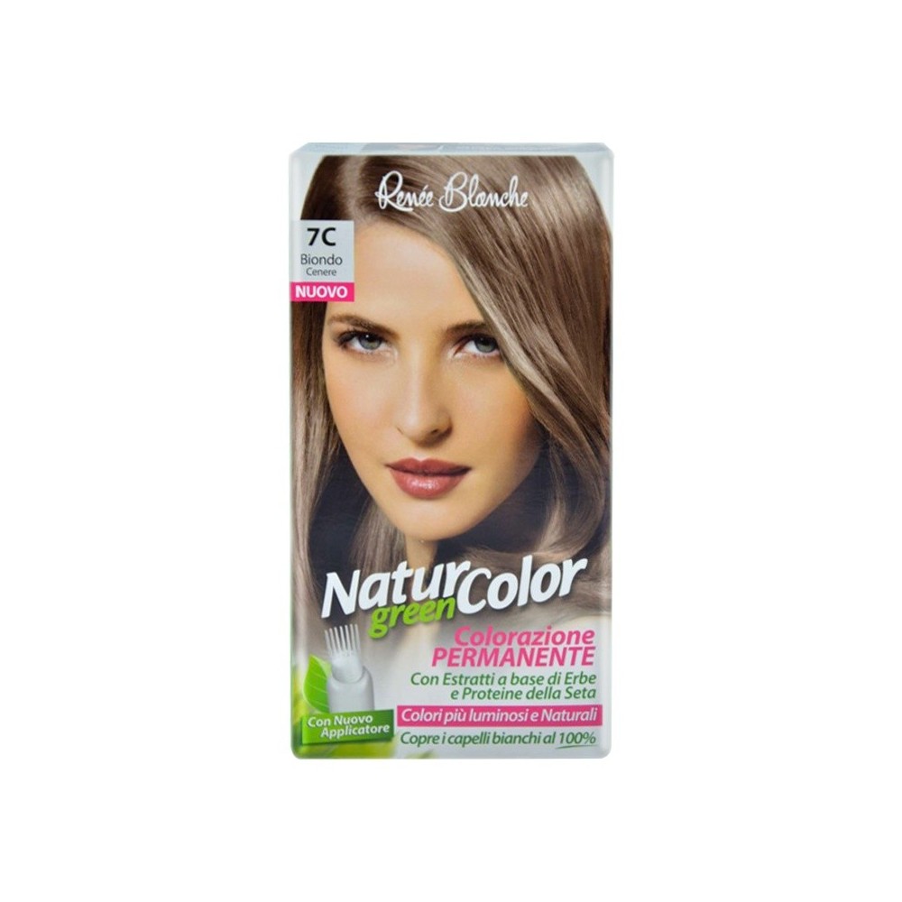 Renee Blanche Natur Color Green Colorazione Permanente Naturale - 7C Biondo Cenere 