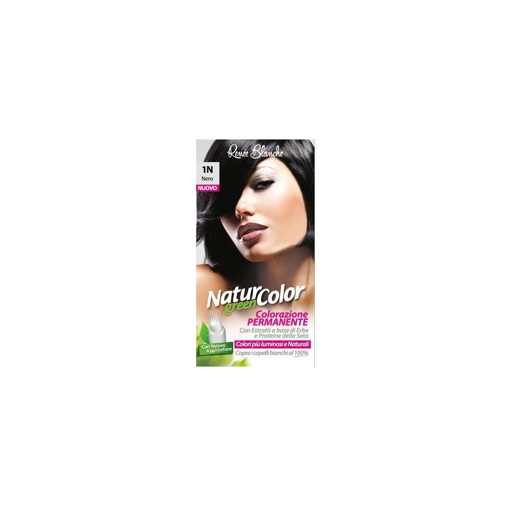 Renee Blanche Natur Color Green Colorazione Permanente Naturale - 1N Nero 