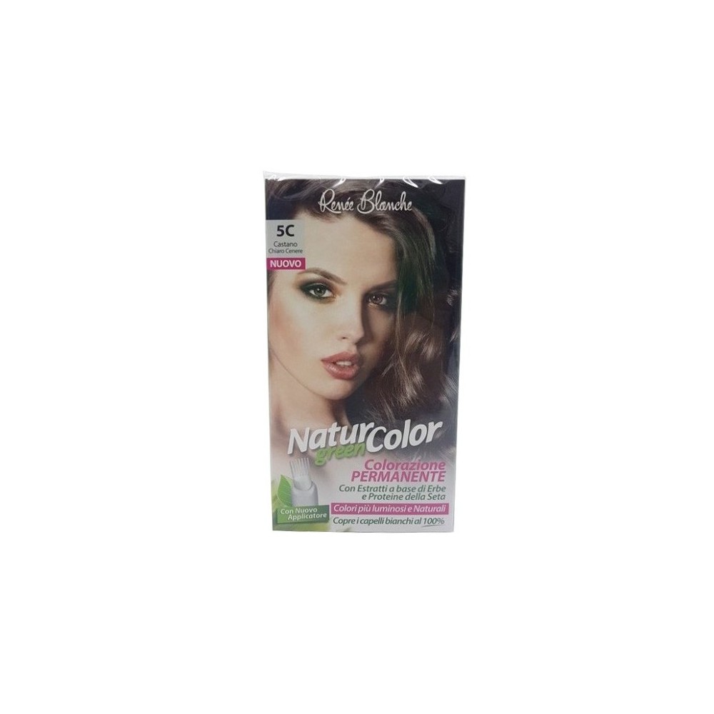 Renee Blanche Natur Color Green Colorazione Permanente Naturale - 5C Castano Chiaro Cenere 