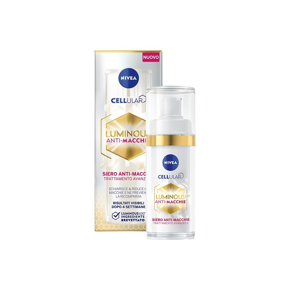 Nivea Luminous 630 Siero Anti Macchie Trattamento Avanzato 30 ml 