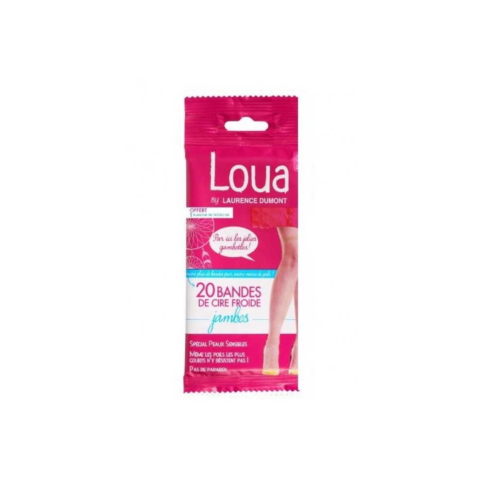 Loua Strisce Depilatorie Gambe 20 pz 