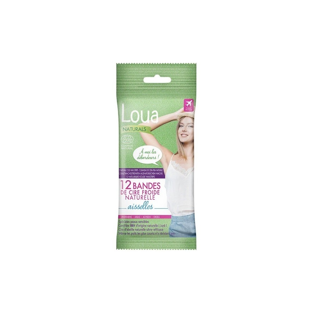 Loua Naturals Strisce Depilatorie Ascelle 12 pz 