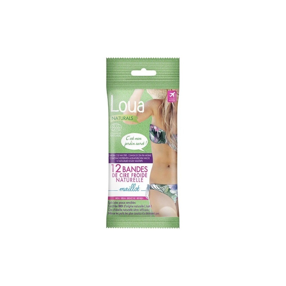 Loua Naturals Strisce Depilatorie Inguine 12 pz 