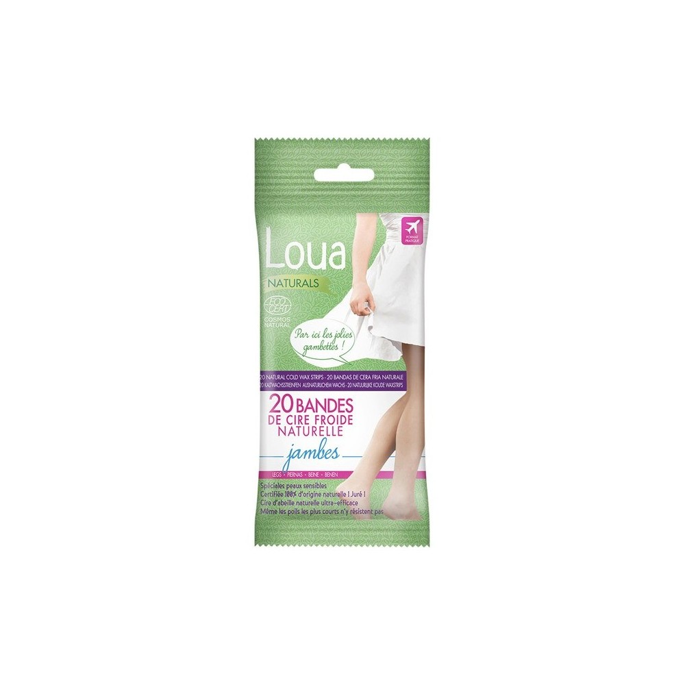 Loua Naturals Strisce Depilatorie Gambe 20 pz 