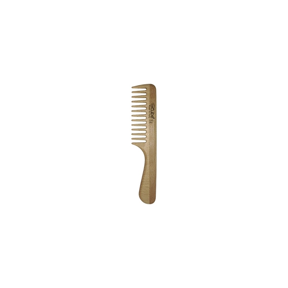 Gcube Pettine In Legno Di Faggio Con Manico 