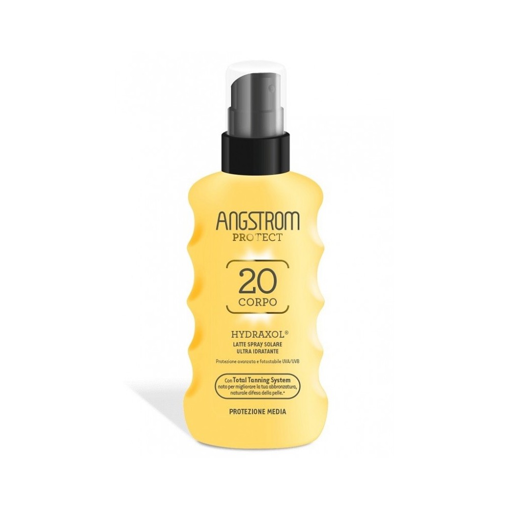 Angstrom Hydraxol Latte Solare Spray Corpo Ultra Idratante SPF 20 175 ml 