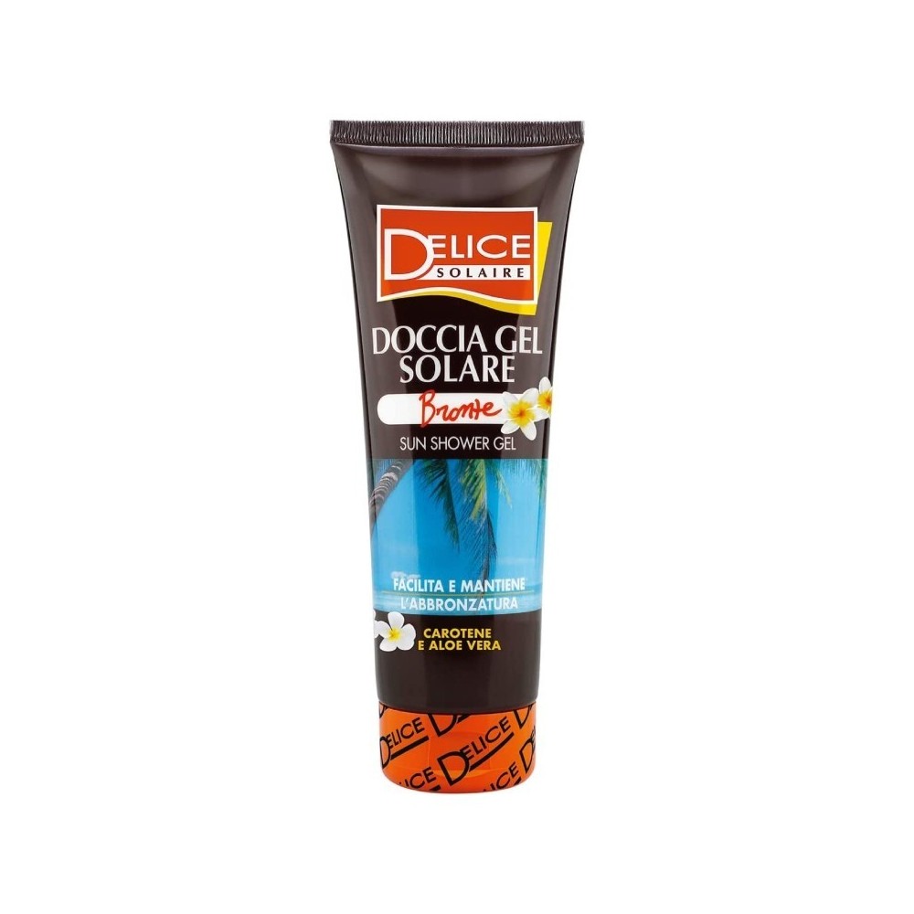 Delice Doccia Gel Solare Bronze Con Carotene e Aloe Vera 250 ml 