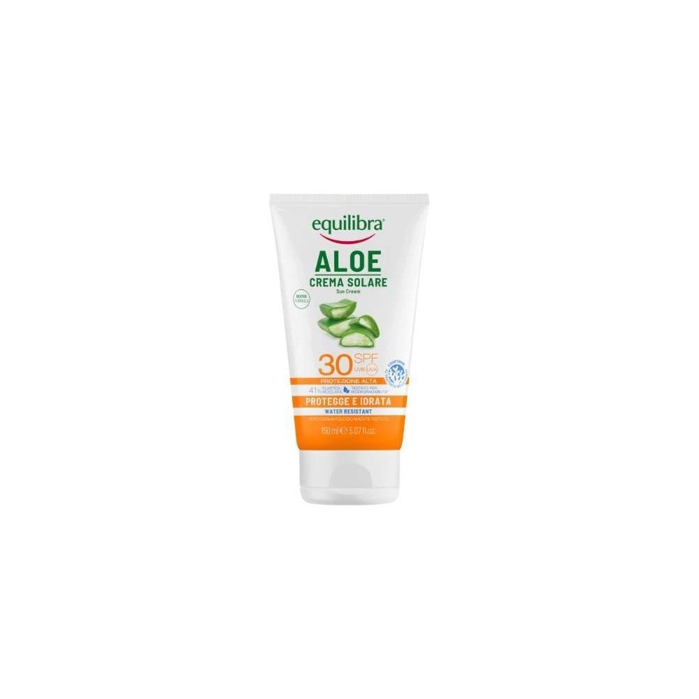 Equilibra Aloe Crema Solare Resistente All'Acqa SPF 50+ 150 ml 