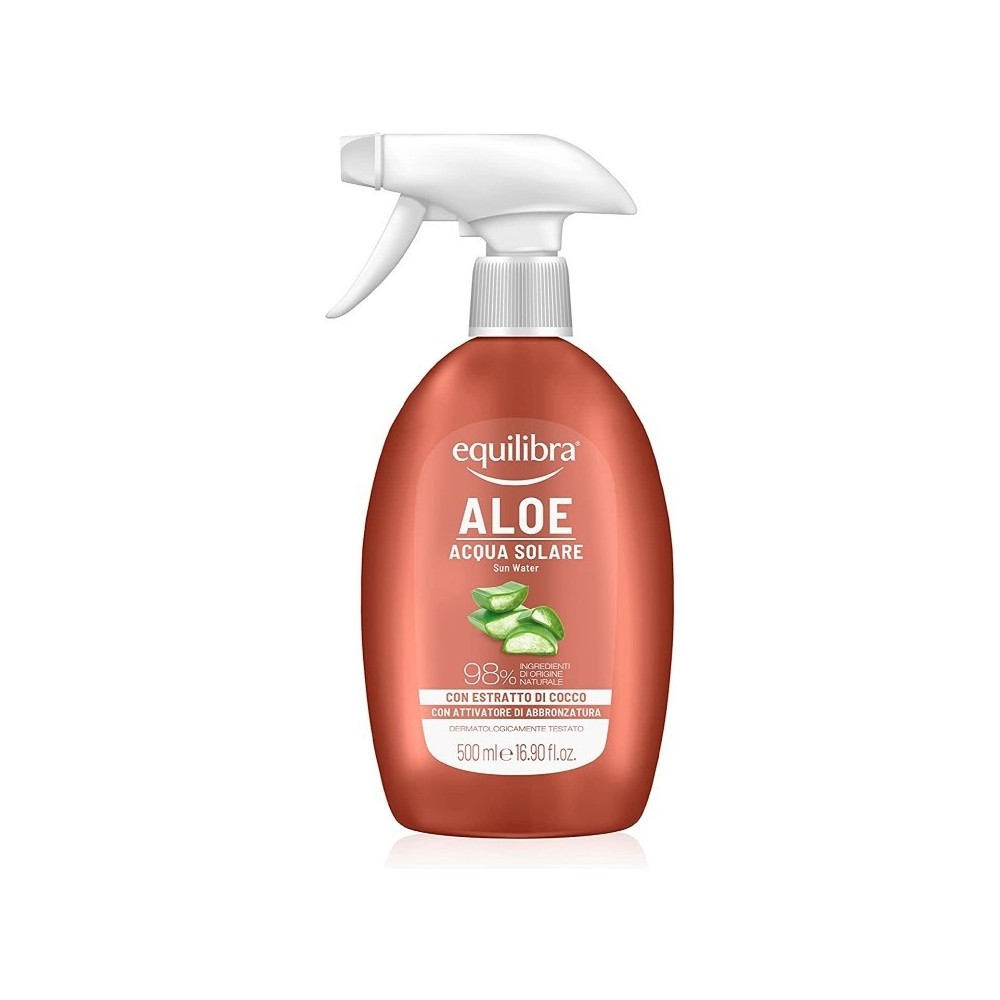 Equilibra Aloe Acqua Solare Con Estratto Di Cocco E Attivatore Di Abbronzatura 500 ml 