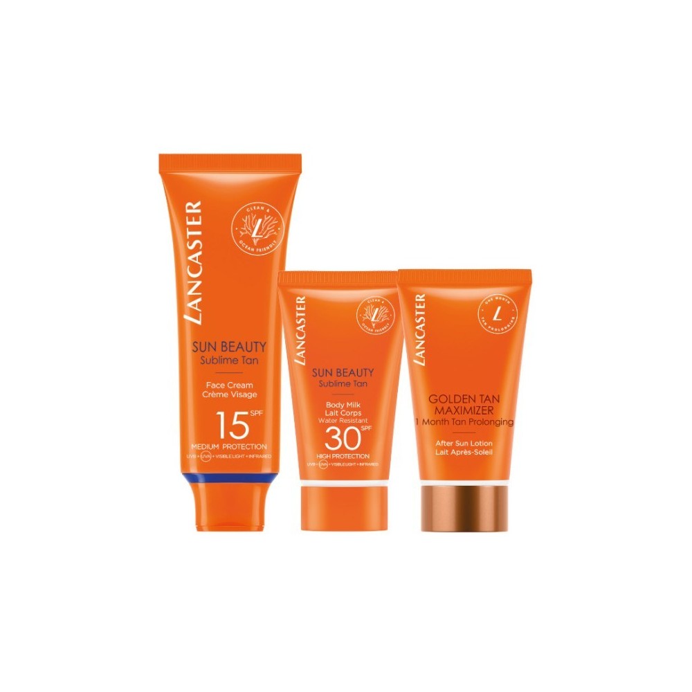 Lancaster Cofanetto Sun Beauty Crema Viso SPF 15 + Crema Corpo SPF 30 + Doposole 