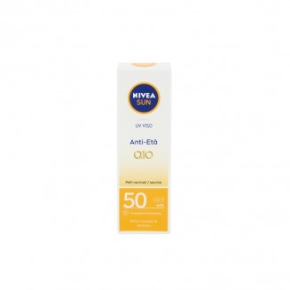 Nivea Sun Uv Viso Crema Solare Anti-Età Q10 SPF 50 50 ml