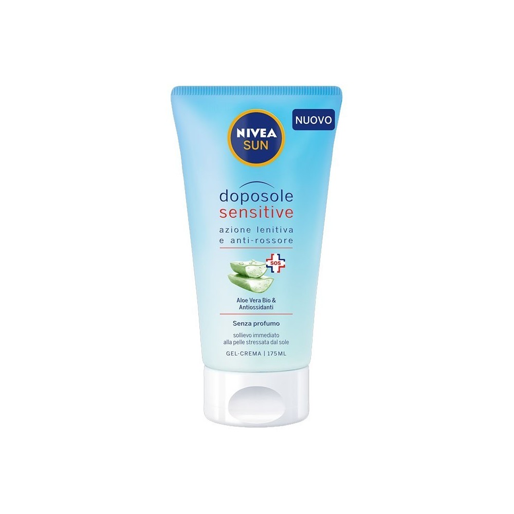 Nivea Sun Doposole Sensitive Gel-Crema Ad Azione Lenitiva Anti-Rossore 175 ml 
