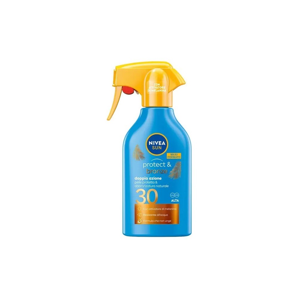 Nivea Sun Protect & Bronze Spray Solare Resistente All'Acqua SPF 30 270 ml 