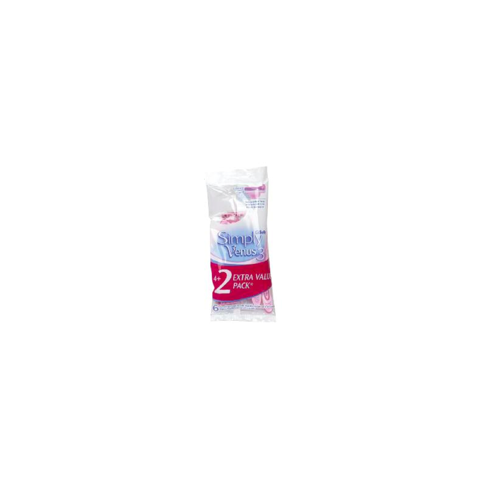 Gillette Venus Simply3 Rasoio Donna 4pz+2 