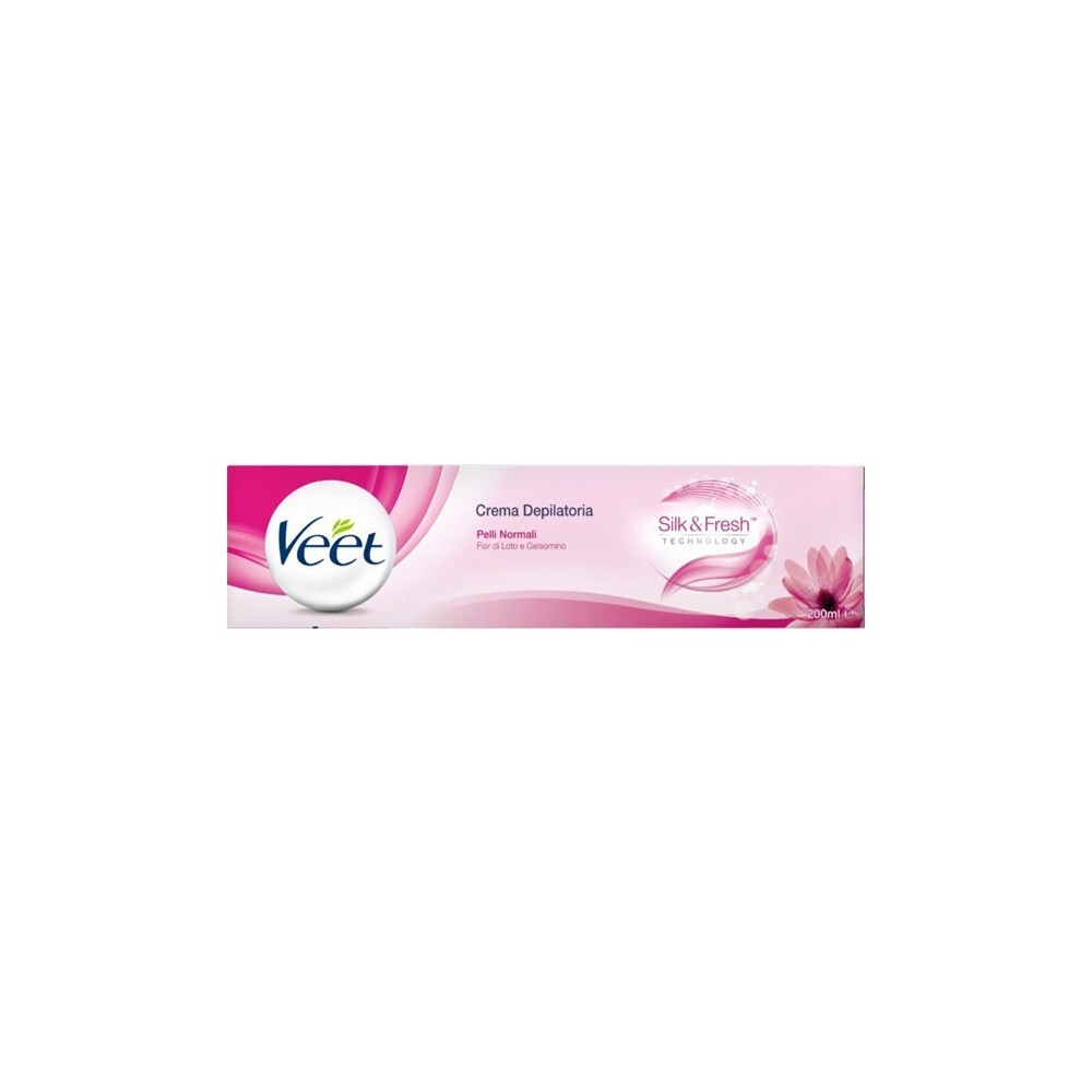 Veet Silk&Fresh Crema Depilatoria Pelli Normali 200 ml 