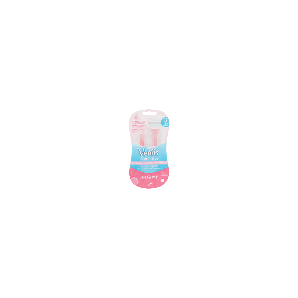 Gillette Venus Sensitive Rasoi Usa&Getta 4 pz 