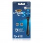 Bic Rasoio Hybrid3 Flex Sistema Manico + 4 Ricambi 3 Lame