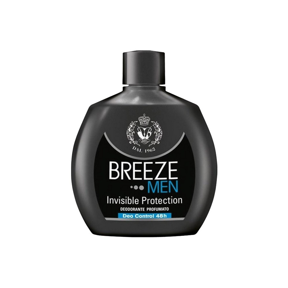 Breeze Men Invisible Protection - Deodorante Squeeze Senza Gas 
