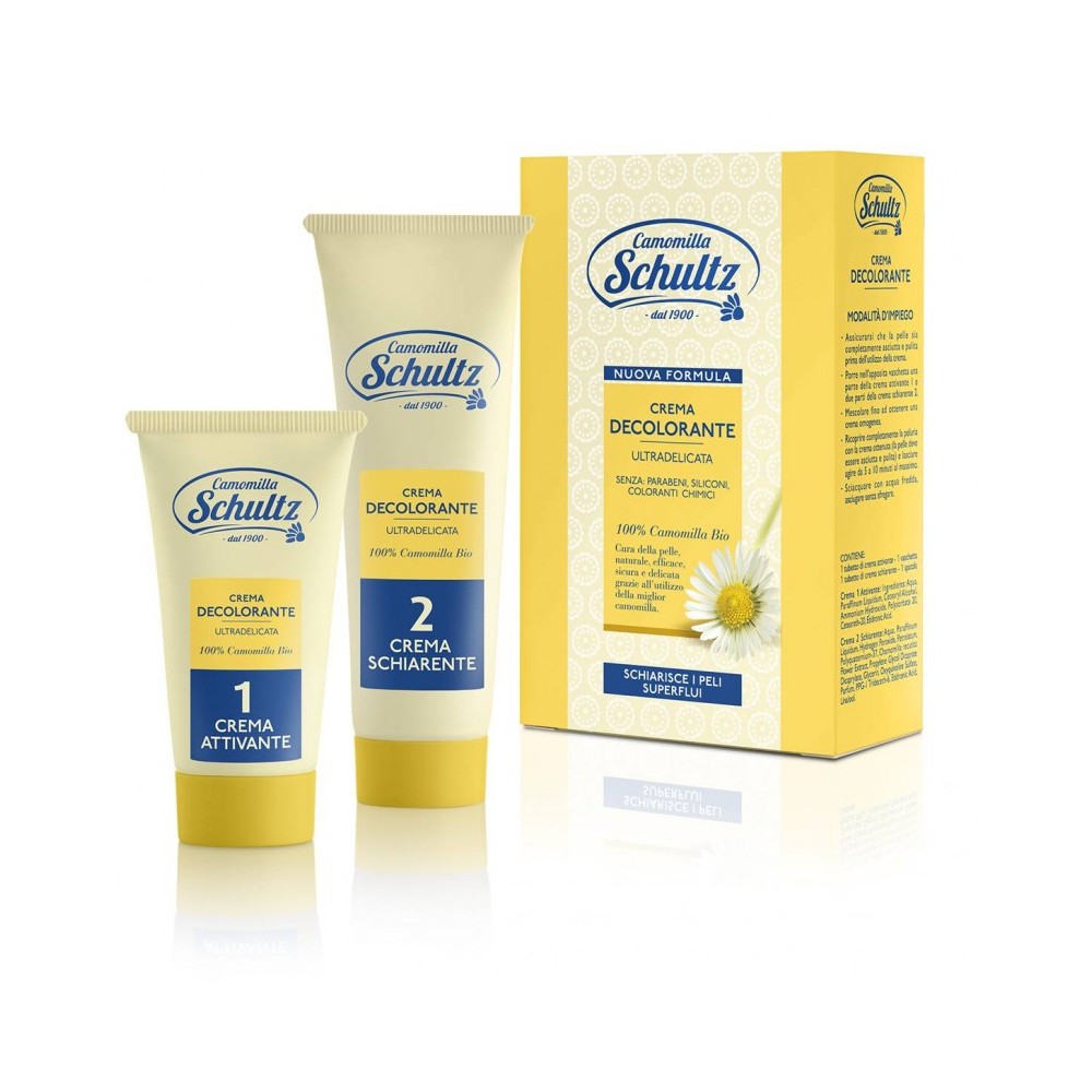 Schultz Crema Decolorante Ultradelicata Alla Camomilla 50 ml + 25 ml 
