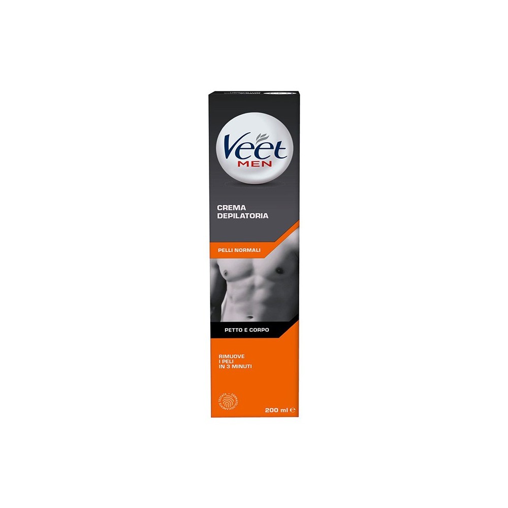 Veet Men Crema Depilatoria Per Pelli Normali 200 ml 