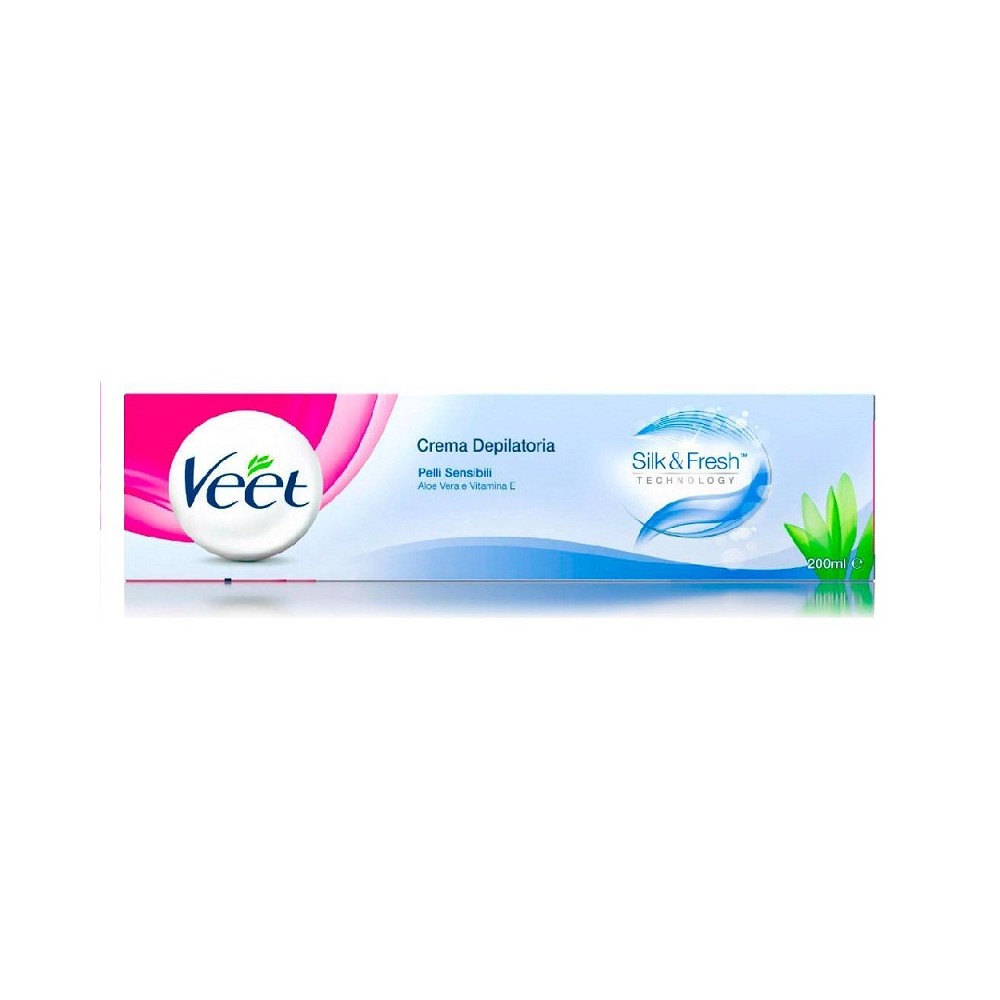 Veet Silk&Fresh Crema Depilatoria Pelli Sensibili 200 ml 