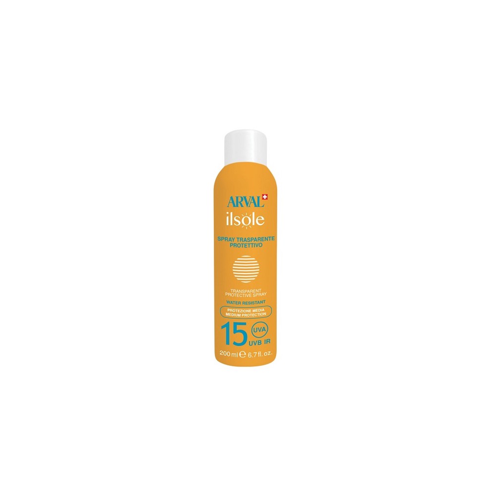 Arval ilsole Spray Trasparente Protettivo SPF 15 200ML 