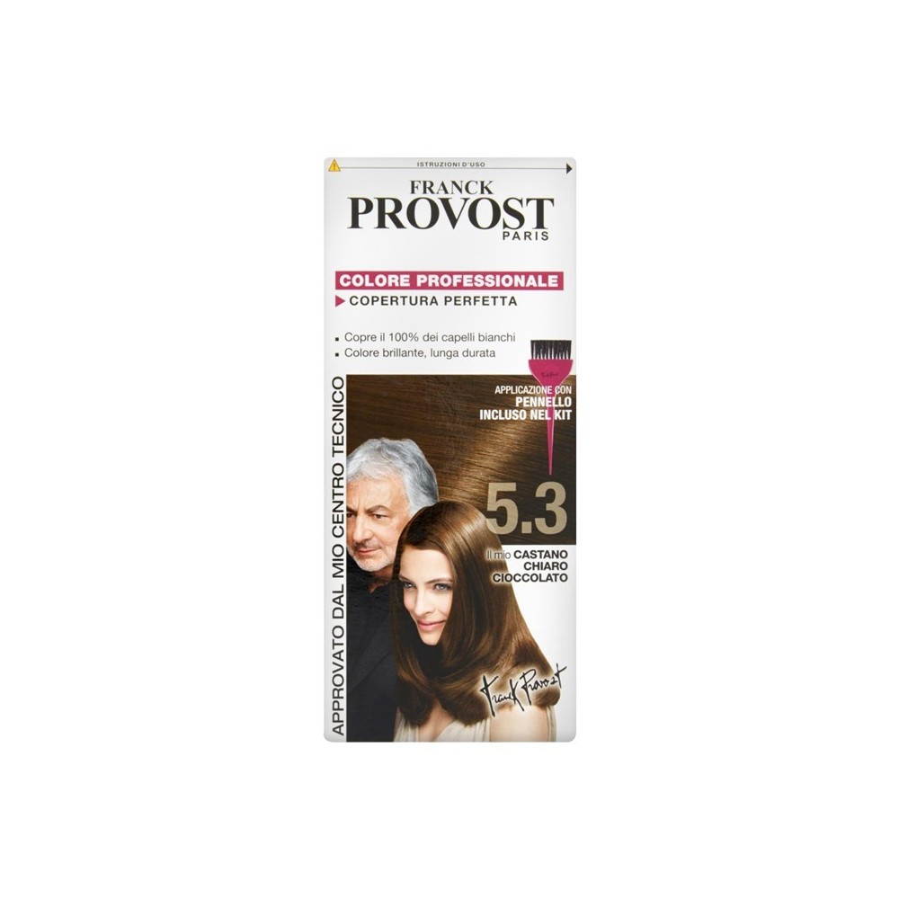 Franck Provost Colorazione Professionale Capelli 5.3 Castano Chiaro Cioccolato 