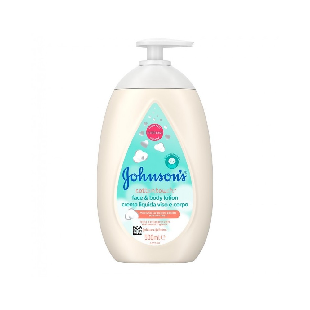 Johnson & Johnson Cottontouch Crema Liquida Viso E Corpo 500 ml 