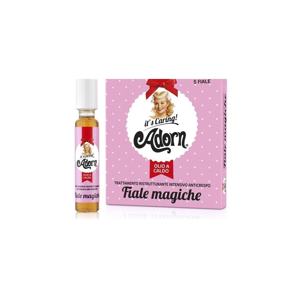 Adorn Olio A Caldo Fiale Magiche - Trattamento Ristrutturante Intensivo Anticrespo 