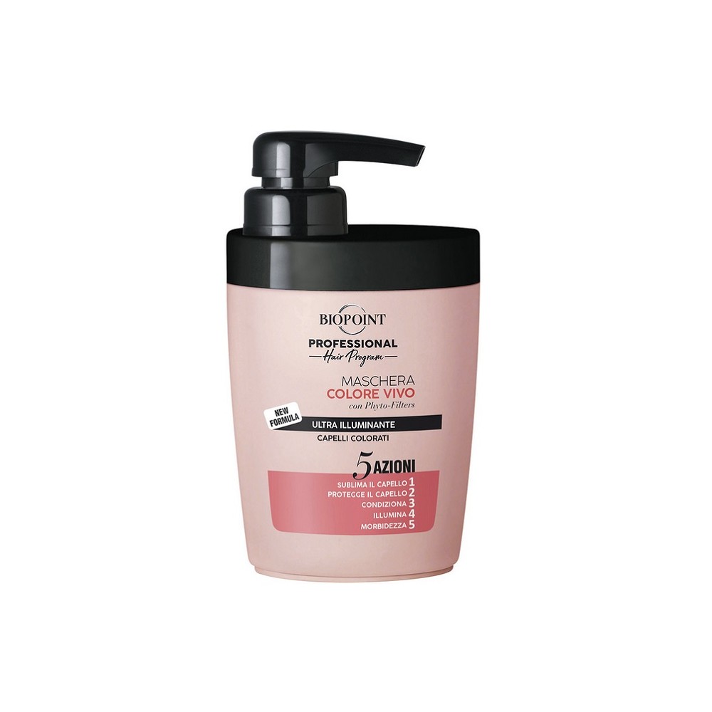 Biopoint Maschera Colore Vivo Ultra Illuminante 300 ml 