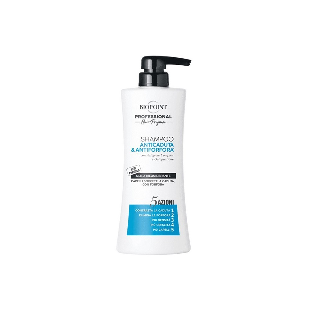 Biopoint Shampoo Anticaduta E Antiforfora Ultra Riequilibrante 400 ml 