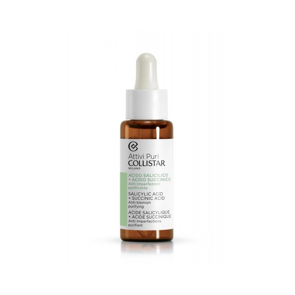 Collistar Attivi Puri Trattamento Anti-Imperfezioni Con Acido Salicilico + Succinico 30 ml 