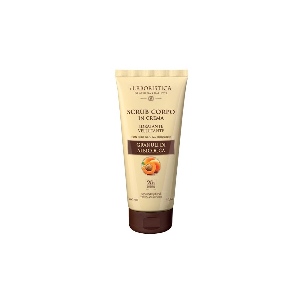 Athena's L'Erboristica Scrub Corpo Idratante Vellutante Con Granuli Di Albicocca 200 ml 