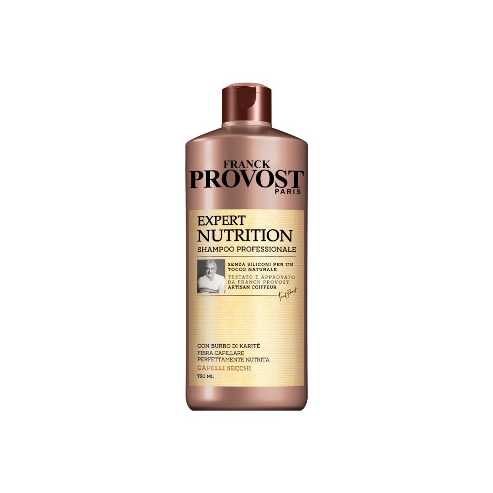 Franck Provost Expert Nutrition Shampoo Professionale Per Capelli Secchi 750 ml 