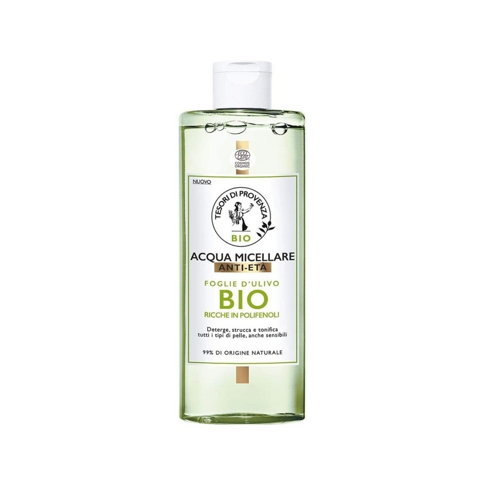 Tesori Di Provenza	Acqua Micellare Anti-Età Con Foglie D'Ulivo Bio 400 ml 